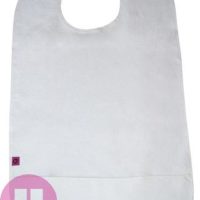 Babero Impermeable Rizo Con Bolsillo/Clip