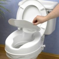 Asiento Elevador De WC Con Tapa Económico. MEDIDAS: 10 ó 15 cm. Sellado. Resiste olores y manchas.