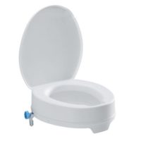Elevador TSE-EASY 10 WC Con Tapa De B+B Iberia. Soporta hasta 200 kg. de peso. Garantiza discrección e higiene.