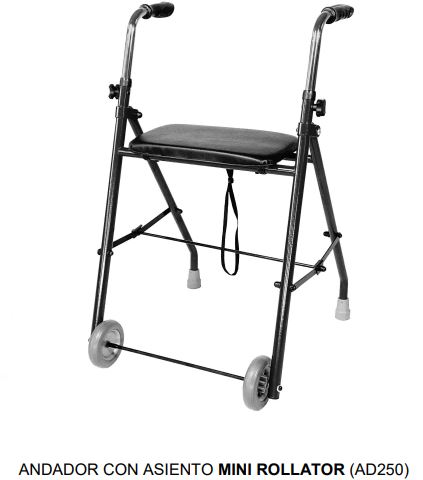 Caminador Plegable MINI ROLLATOR