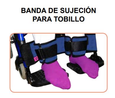 Banda de sujeción para tobillo
