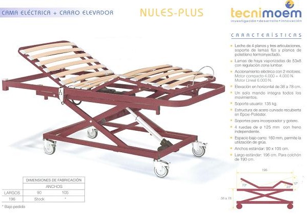 cama eléctrica