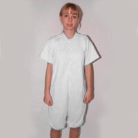 Pijama Antipañal Corto SANITIZED - Cremallera espalda y piernas - Fácil lavado y durabilidad | UbO-201100