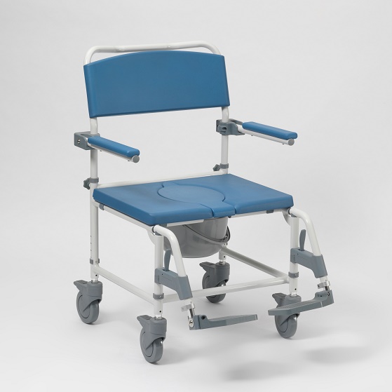 Silla de Ducha y WC XL ASTON - Modelo resistente - Limpiar fácilmente | AD809XL PRODUCTO BARIÁTRICO - Imagen 2