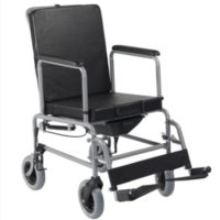 Silla de Ruedas con Respaldo Reclinable TS1 - Con Inodoro | AdTS1