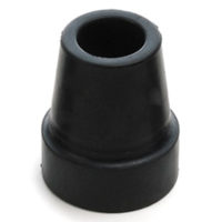 contera para muletas negra 19mm