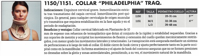 Collar Cervical Traqueal PHILADELPHIA