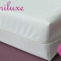 Funda Colchón Poliuretano Saniluxe. Con cremallera, impermeable, antiácaros.