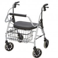 Maxi Rollator L, Hasta 200 kg Plegable