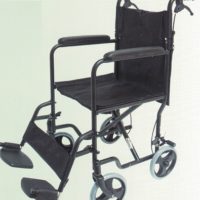 Silla De Ruedas De Transporte Plegable