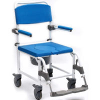 silla de ducha con ruedas aston wc xl