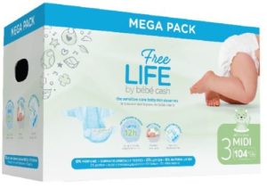 Pañal Infantil FREELIFE bébécash. T3 MIDI