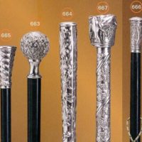 Bastones De Colección Y Fantasia V. Colección plata y ébony.