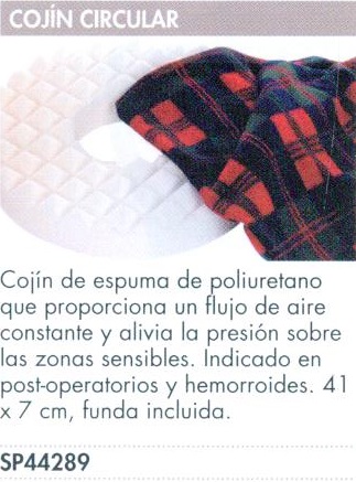 Almohada Amortiguador Redondo