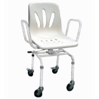 silla de ducha giratoria