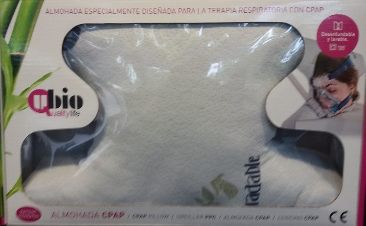 Almohada CPAP Nasal. Bamboo. Eficaz para tratar las apneas.