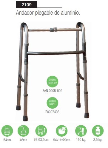 Andador Caminador Plegable