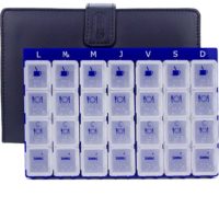 Pastillero Organizador Semanal con Funda - 4 Tomas Diarias | PasF-SA4