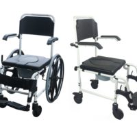 Silla de Baño Autopropulsable - Para ducha y transporte