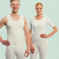 Ropa Interior UNISEX Sin Mangas. Facilita el cambio de pañales sin desvestirse.