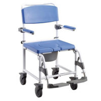 silla ducha con inodoro aluminio