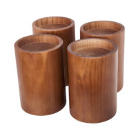 Patas De Elefante En Madera. UNIDAD. Conos elevadores, cama, sillón o sofá.