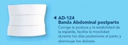banda abdominal postparto