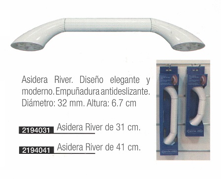 Asideras RIVER. Diseño elegante y moderno