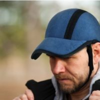 Protector Craneal GORRA Azul Acolchado. Para personas con necesidades especiales.