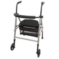 Andador con asiento regulable y cesta L2214N