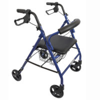 Rollator con Frenos y Bloqueo