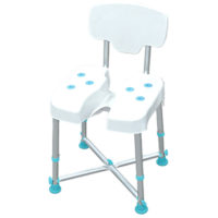 Silla De Baño XL Bariátrica Con Ranura Central