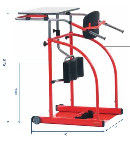 Bipedestador STATIC - Posición de pie segura y cómoda | ObADSTATIC - Imagen 2
