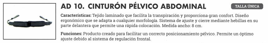 Cinturón Pélvica Abdominal Cinturón Pélvica Abdominal
