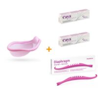 Set Completo CAYA 2 geles espermicidas y aplicador diafragma