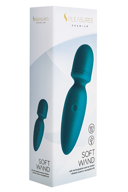 Masajeador Vibrador Soft Wand Embalaje Soft Wand Masajeador